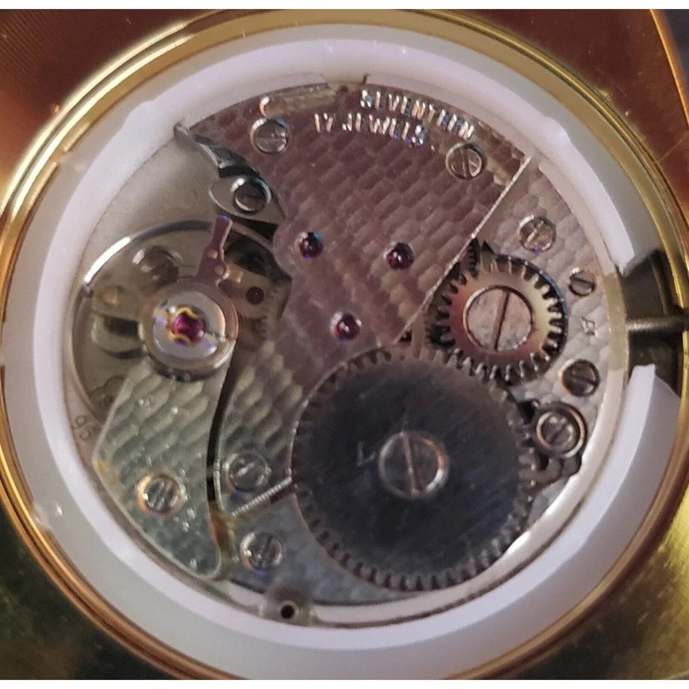 *Rare Roamer‎ Brevete Swiss Mens Mechanical Watch RED Burst Serviced Runs …